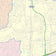 Colorcast Zip Code Style Wall Map of Frisco, TX