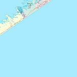 Premium Style Wall Map of Galveston, TX