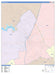 Colorcast Zip Code Style Wall Map of Georgetown, TX