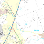 Premium Style Wall Map of Georgetown, TX