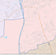 Colorcast Zip Code Style Wall Map of Georgetown, TX