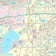 Premium Style Wall Map of Grand Prairie, TX