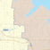 Colorcast Zip Code Style Wall Map of Grapevine, TX