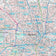 Premium Style Wall Map of Houston, TX