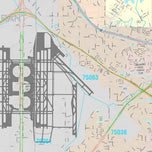 Premium Style Wall Map of Irving, TX