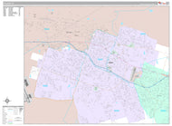Premium Style Wall Map of Killeen by Market Maps