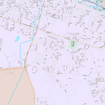 Premium Style Wall Map of Killeen by Market Maps