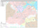 Premium Style Wall Map of League City, TX