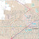 Premium Style Wall Map of Lubbock, TX