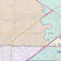 Colorcast Zip Code Style Wall Map of Lubbock, TX