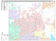 Premium Style Wall Map of McKinney, TX