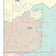 Colorcast Zip Code Style Wall Map of McKinney, TX