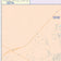 Colorcast Zip Code Style Wall Map of Midland, TX