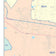 Colorcast Zip Code Style Wall Map of Mission, TX