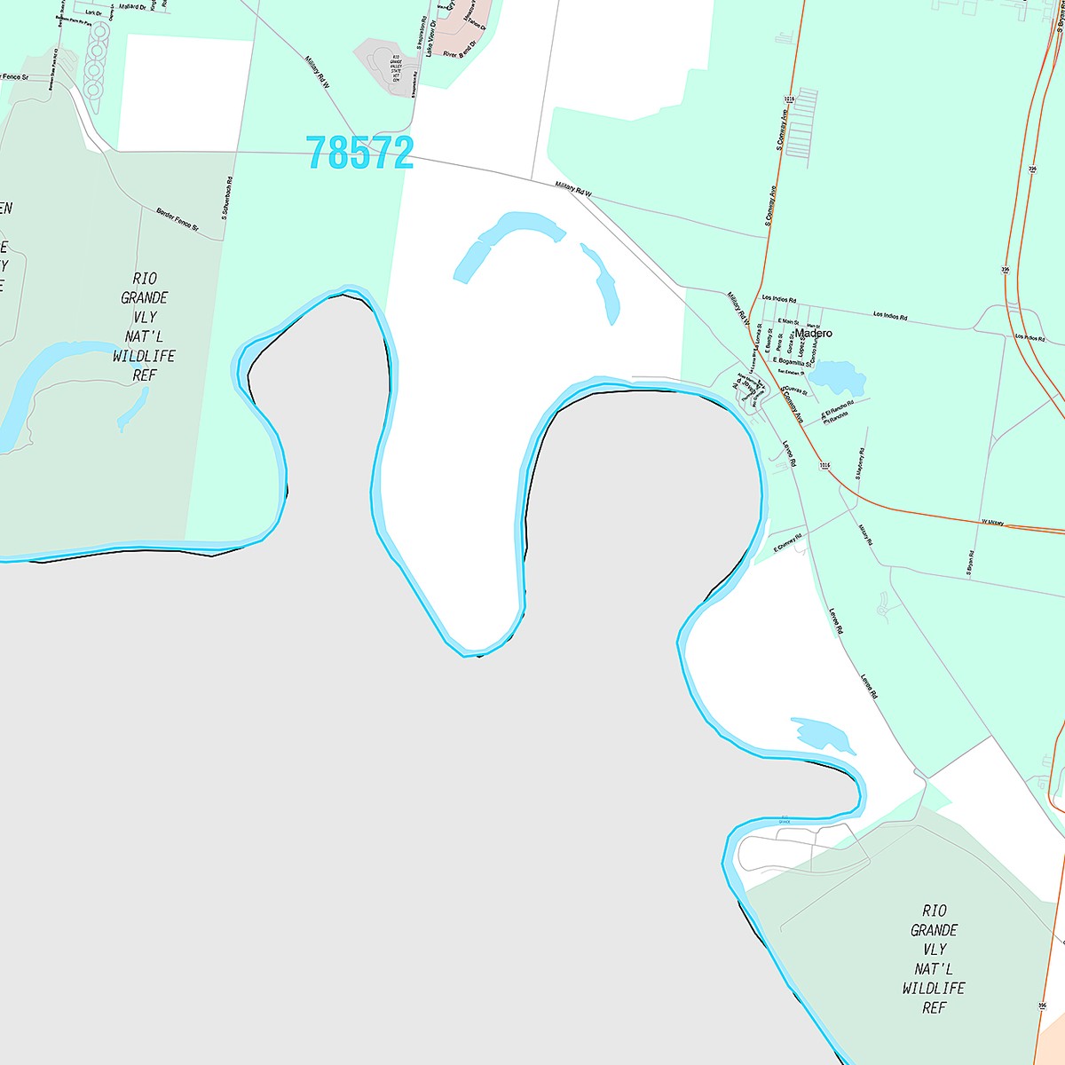 Premium Style Wall Map of Mission, TX