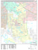 Premium Style Wall Map of Missouri City, TX