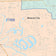 Colorcast Zip Code Style Wall Map of Missouri City, TX