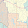 Colorcast Zip Code Style Wall Map of Missouri City, TX