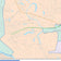 Colorcast Zip Code Style Wall Map of Missouri City, TX