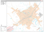 Premium Style Wall Map of New Braunfels, TX