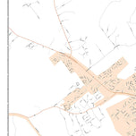 Premium Style Wall Map of New Braunfels, TX