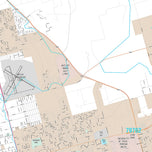 Premium Style Wall Map of Odessa, TX