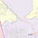 Colorcast Zip Code Style Wall Map of Odessa, TX