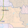 Colorcast Zip Code Style Wall Map of Pasadena, TX