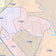 Colorcast Zip Code Style Wall Map of Pasadena, TX