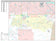 Premium Style Wall Map of Pearland, TX