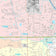 Premium Style Wall Map of Pearland, TX