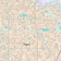 Premium Style Wall Map of Plano, TX