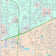 Premium Style Wall Map of Plano, TX