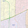Colorcast Zip Code Style Wall Map of Plano, TX