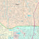 Premium Style Wall Map of Plano, TX