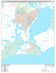 Premium Style Wall Map of Port Arthur, TX