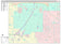 Premium Style Wall Map of Richardson, TX