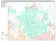Premium Style Wall Map of Round Rock, TX