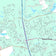 Premium Style Wall Map of Round Rock, TX