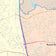 Colorcast Zip Code Style Wall Map of Round Rock, TX