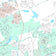 Premium Style Wall Map of Round Rock, TX