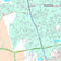 Premium Style Wall Map of Round Rock, TX