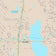 Premium Style Wall Map of Rowlett, TX