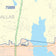 Colorcast Zip Code Style Wall Map of Rowlett, TX