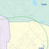 Colorcast Zip Code Style Wall Map of Rowlett, TX