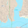 Premium Style Wall Map of Rowlett, TX