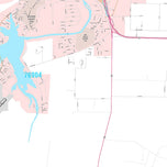 Premium Style Wall Map of San Angelo, TX