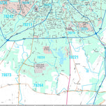 Premium Style San Antonio Wall Map by Market Maps