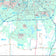 Premium Style San Antonio Wall Map by Market Maps