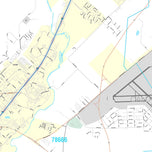 Premium Style Wall Map of San Marcos, TX